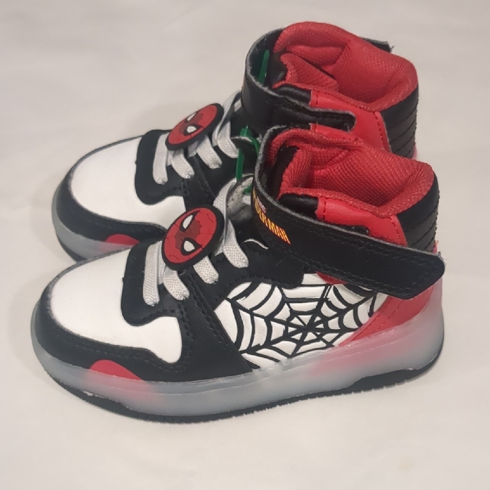 Marvel Black and Red Spider-Man Sneakers High-Top